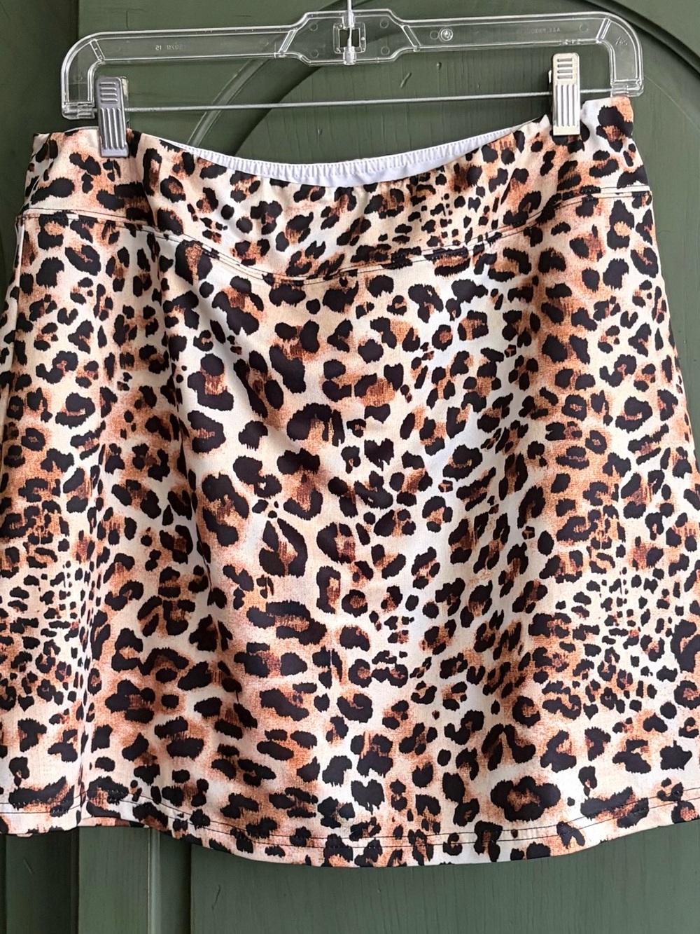 Leopard Print athletic Skort- Brown/Black size XL EUC